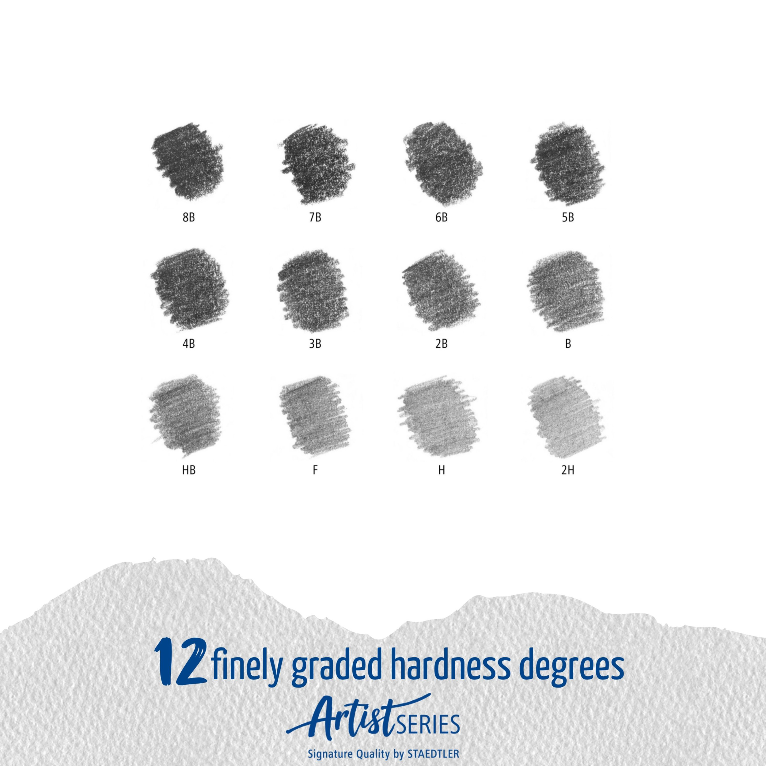 Staedtler Mars Lumograph 100 G12 S – 12 blyanter i metallskrin - Bilde 3