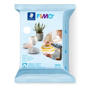 FIMO air 8101 lufttørkende modellkitt, naturbasert leire, 1000 g