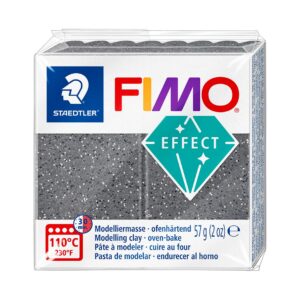 FIMO Glitter Stone Granite brukt til dekorative figurer og små prosjekter