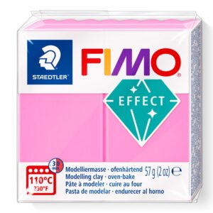 FIMO soft 8020 Neon Pink ovnsherdende modellkitt i neon rosa leire, 57 g