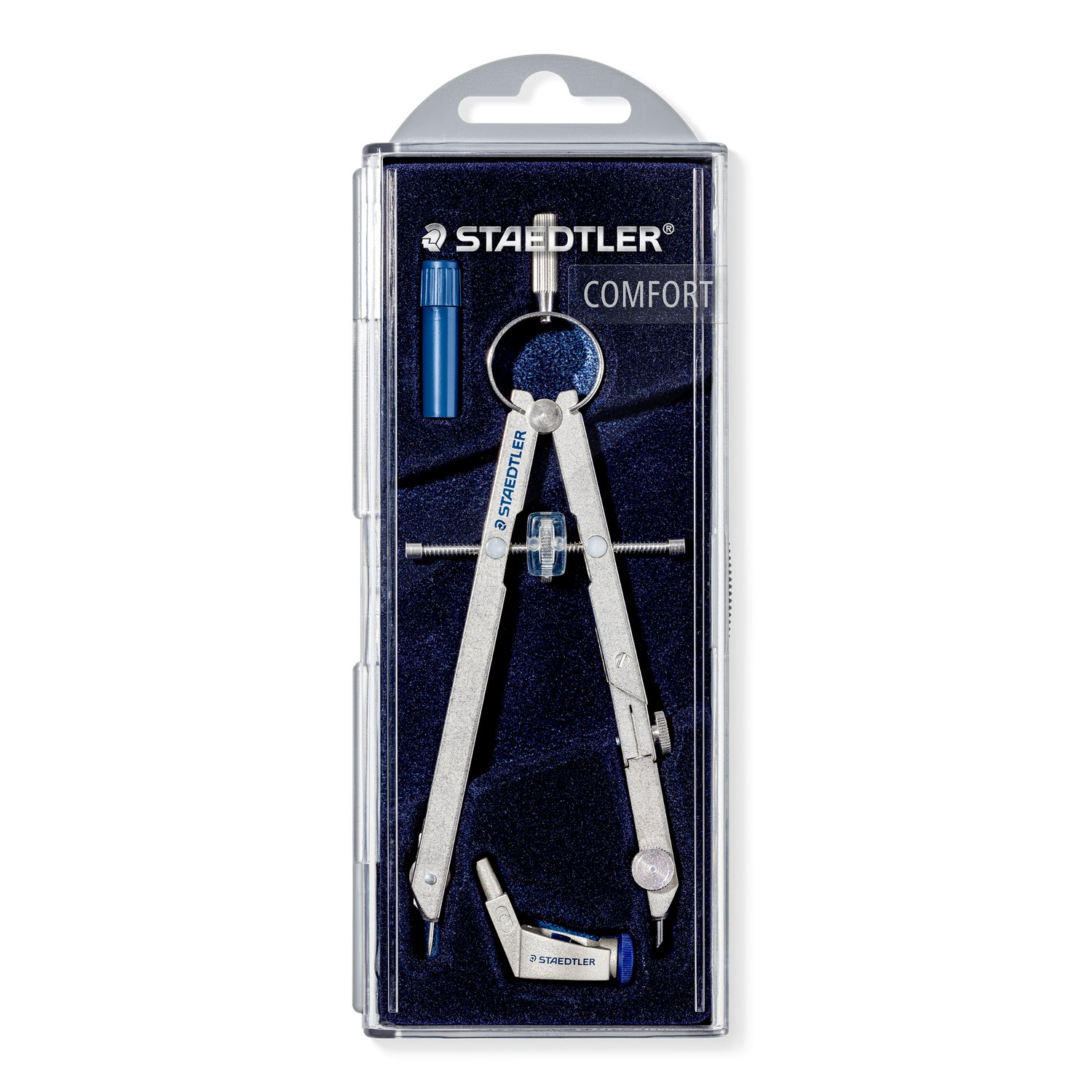 Mars 551 Comfort presisjonskompass i metall med utskiftbart blyhodet, nål og etui