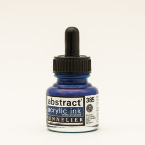 Sennelier Abstract Akrylblekk i fargen Primary Blue, flytende akrylblekk i klar primærblå nyanse i 30 ml flaske