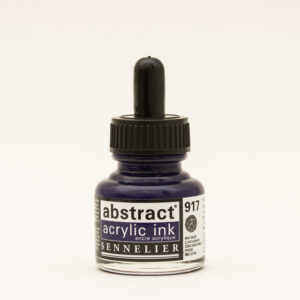Sennelier Abstract Akrylblekk i fargen Purple, flytende akrylblekk i dyp lilla nyanse i 30 ml flaske