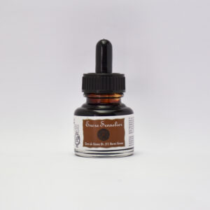 Sennelier Blekk 30 ml Burnt Sienna – varm brun kunstnerblekk.
