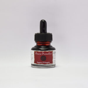 Sennelier Blekk 30 ml Sanguine – varm jordrød kunstnerblekk.