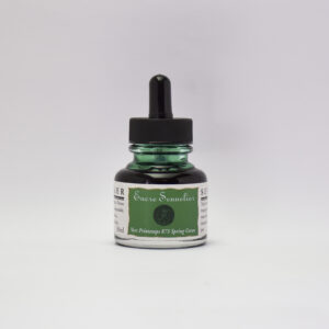 Sennelier Blekk 30 ml Spring Green – klart grønt kunstnerblekk.