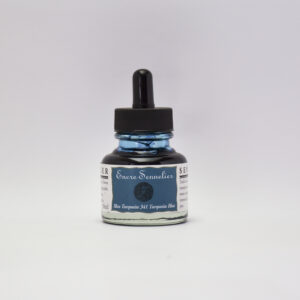 Sennelier Blekk 30 ml Turquoise Blue – klar blågrønn kunstnerblekk.