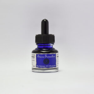 Sennelier Blekk 30 ml Ultramarine Blue – klar blå kunstnerblekk.