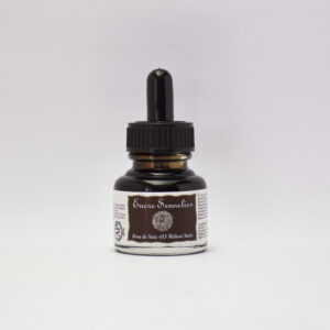 Sennelier Blekk 30 ml Walnut Stain – mørk brun kunstnerblekk.