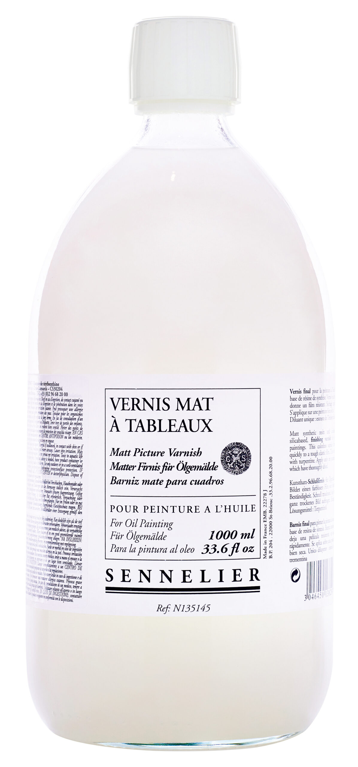 Sennelier matt malingslakk 1 L for oljemalerier