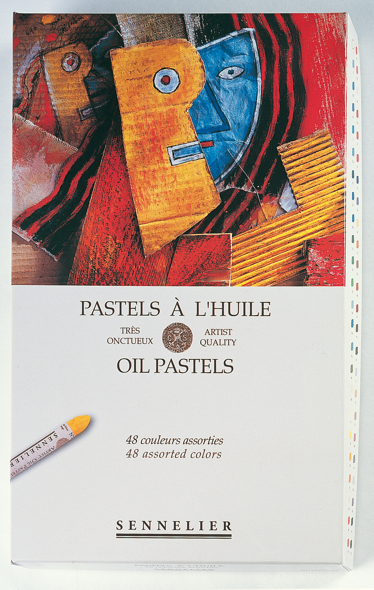 48 rike og harmoniske farger i Sennelier Oil Pastels Universal, ideelle for blending og detaljer