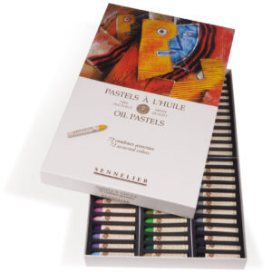72 rike og harmoniske farger i Sennelier Oil Pastels Universal, ideelle for blending og detaljer