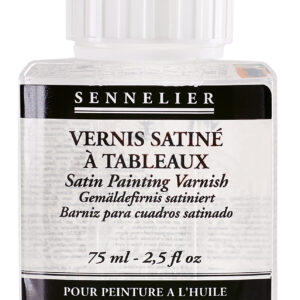 Sennelier satin malingslakk 75 ml for oljemalerier – halvmatt glans