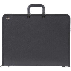 Portfoliomappe A3 i plast med glidelås – ideell for kunst, hobby og dokumenter