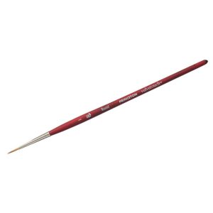 Princeton Velvetouch Round 1 kunstpensel med spiss tupp for presise strøk og detaljer