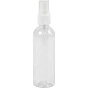 Sprayflaske 100 ml i plast med forstøver til hobby, maling og DIY-prosjekter