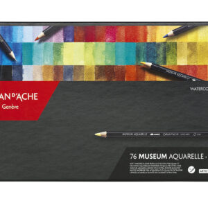 Caran d’Ache Museum Aquarelle 76+2 stk FSC akvarellblyanter i praktisk eske