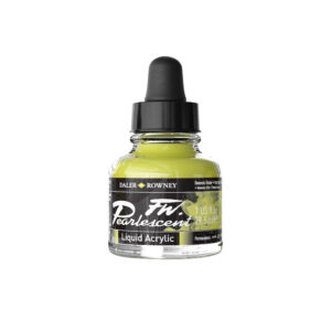 Daler‑Rowney FW Pearlescent Acrylic Ink Genesis Green 29,5 ml grønt akrylblekk med perlemors shimmer