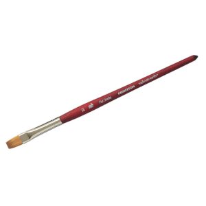 Princeton Velvetouch Flat Shader 10 pensel med kort skaft og flatt hode for jevne og brede strøk