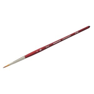 Princeton Velvetouch Round 4 pensel med kort skaft og spiss bust for detaljer og allsidig bruk