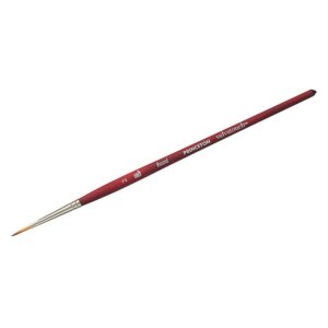 Princeton Velvetouch Round pensel størrelse 2 kortskaftet med syntetiske fibre