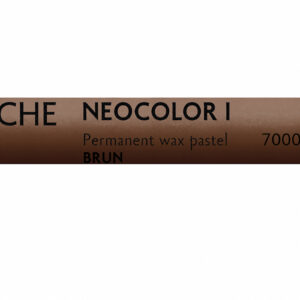 Caran d’Ache Neocolor I brun voksbasert pastellstift med klassisk brun tone og høy dekkevne