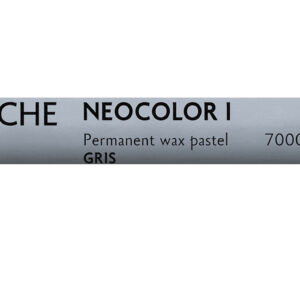 Caran d’Ache Neocolor I grå voksbasert pastellstift med nøytral tone og høy dekkevne