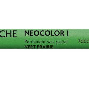 Caran d’Ache Neocolor I gress grønn voksbasert pastellstift med frisk grønn farge og myk dekkevne