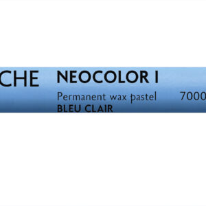 Caran d’Ache Neocolor I lys blå voksbasert pastellstift med lys og myk blå farge