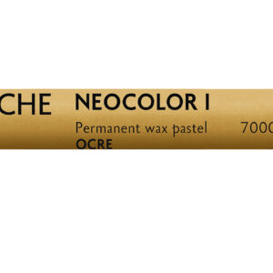 Caran d’Ache Neocolor I oker voksbasert pastellstift med varm jordtone og høy dekkevne