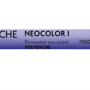 Caran d’Ache Neocolor I periwinkle blå voksbasert pastellstift med lys blå-lilla farge og myk dekkevne