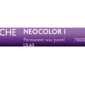 Caran d’Ache Neocolor I syrin voksbasert pastellstift med lys lilla farge og myk dekkevne
