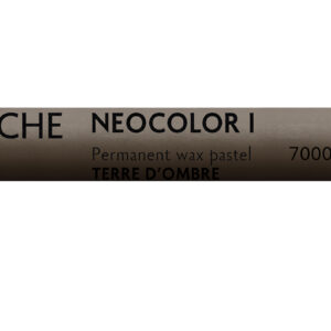 Caran d’Ache Neocolor I umbra voksbasert pastellstift med dyp jordtone og høy dekkevne