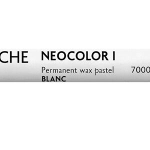 Caran d’Ache Neocolor I White hvit voksbasert pastellstift med høy dekkevne