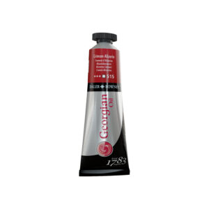 Daler‑Rowney Georgian oljemaling 38 ml i fargen Crimson Alizarin med intens rød pigmentering.