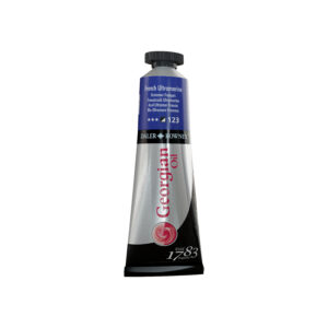 Daler‑Rowney Georgian oljemaling 38 ml i fargen French Ultramarine med semi‑opak blå pigmentering.