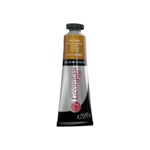Daler-Rowney Georgian oljemaling Raw Sienna 225 ml varm transparent brun kunstmaling