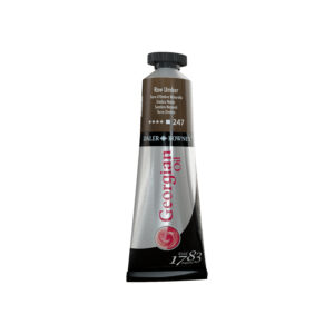 Daler-Rowney Georgian oljemaling Raw Umber 225 ml brun kunstmaling tube
