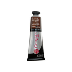 Daler‑Rowney Georgian oljemaling Burnt Umber 38 ml dekkende brun kunstmaling