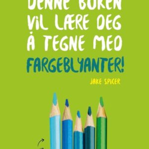 Tegnebok som lærer deg å tegne med fargeblyanter steg for steg