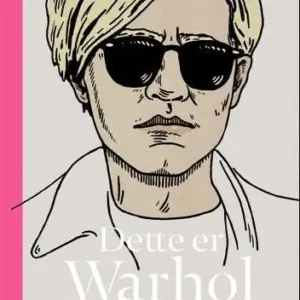 Illustrert kunstbok om Andy Warhol og popkunst