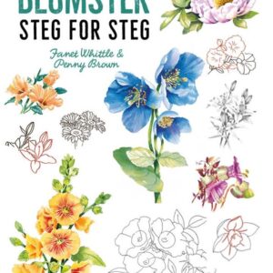 Tegnebok som lærer deg å tegne blomster steg for steg med enkle guider