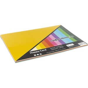 Colortime farget kartong A4 180 g 30 ark
