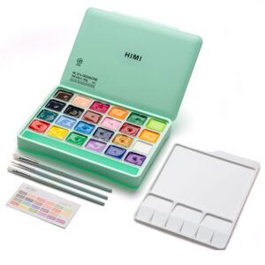 HIMI Jelly Cup malingssett med gouache i 24 farger