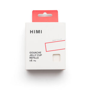 HIMI Jelly Cup Gouache Refill Titanium White med 4 kopper à 30 g