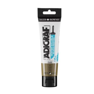 Daler-Rowney ADIGRAF vannløselig trykkfarge Gold 59 ml