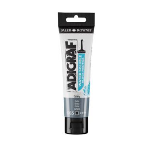 Daler-Rowney ADIGRAF Grey trykkfarge brukt til linotrykk