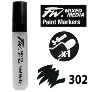 Daler-Rowney FW tom, oppfyllbar markerpenn Large Round med rundspiss på 3–6 mm