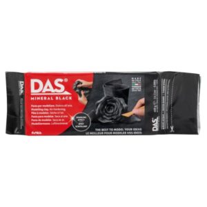 DAS Mineral Black svart lufttørkende leire 400 g
