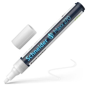 Schneider MAXX 270 lakkmarker i hvit med 1–3 mm spiss